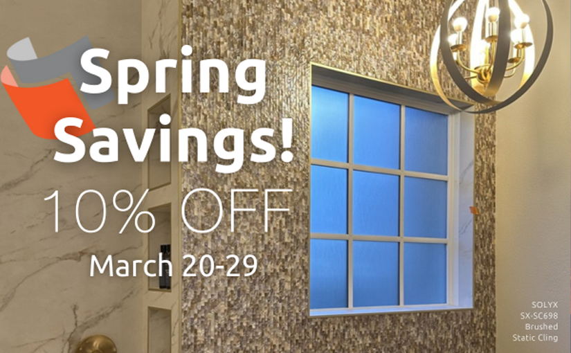 Brighten Up Your Home this Spring – 10% Off Window Films Starts Now!