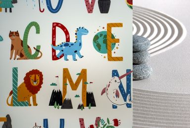 SX-4081-UG Alphabet Frosted