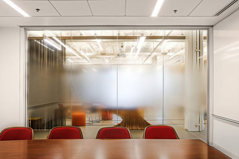 TruEtch decorative film with etched glass appearance
