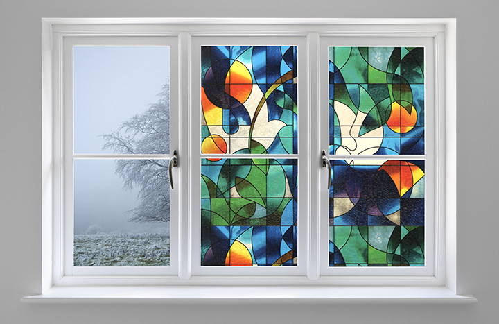 SXEG-1025MTSF Doves Stained Glass