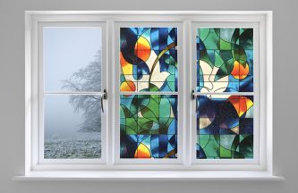 SXEG-1025MTSF Doves Stained Glass
