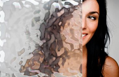 SX-1259-CTS Wavy Glass - Cut to Size