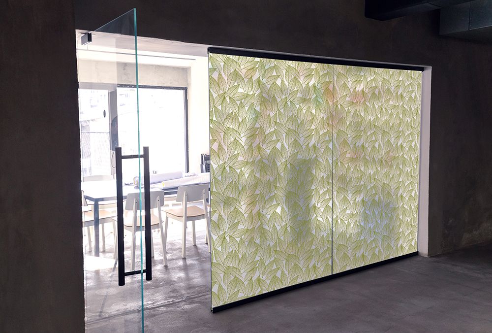 SX-3145 Olive/Gold Dusted Leaf