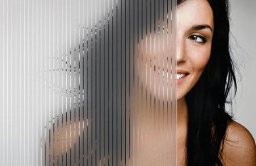 SX-316132-V-UG Frosted Stripes - Vertical