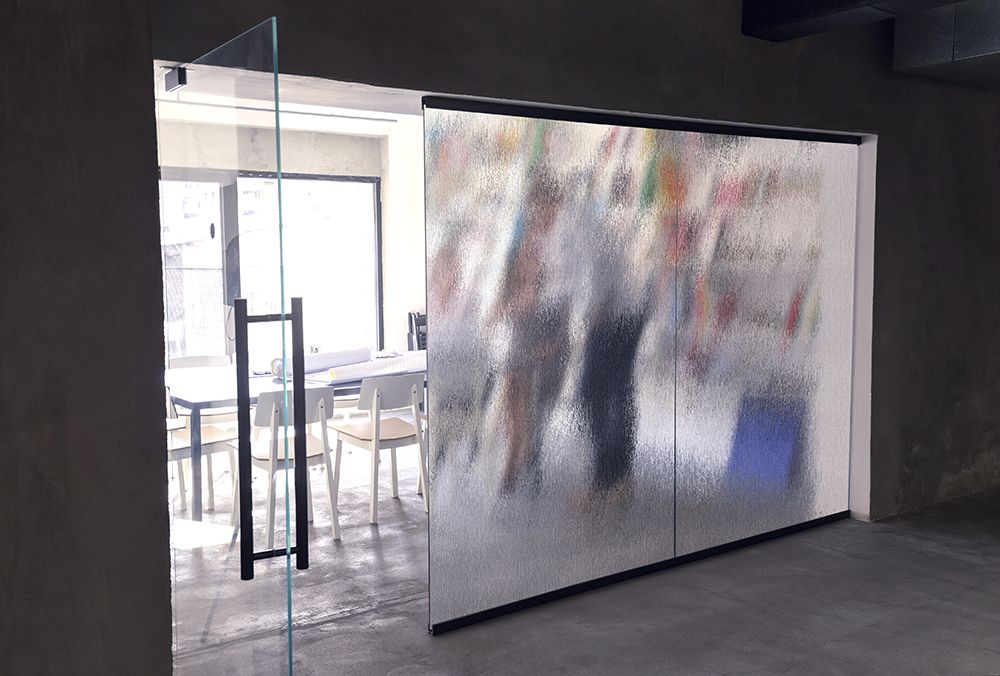 SX-SC544 Rain Glass - Static Cling