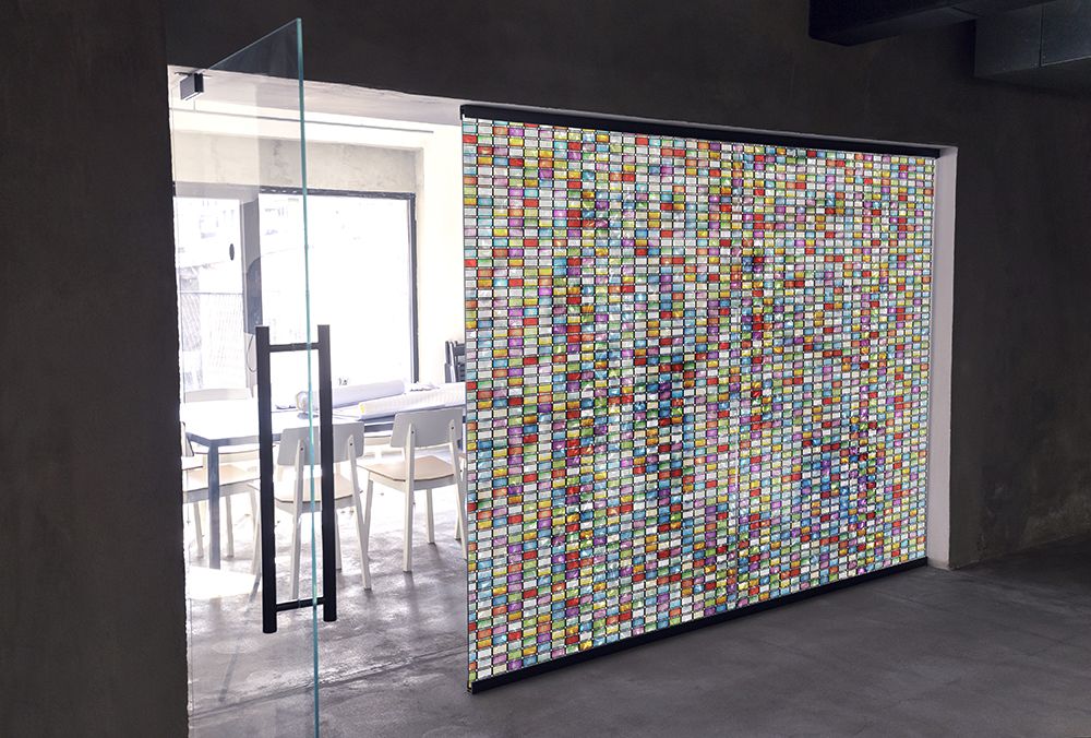 SX-SC573 Stained Glass Atlantis Static Cling