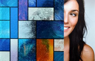 SXEG-1027 Stained Glass Abstract