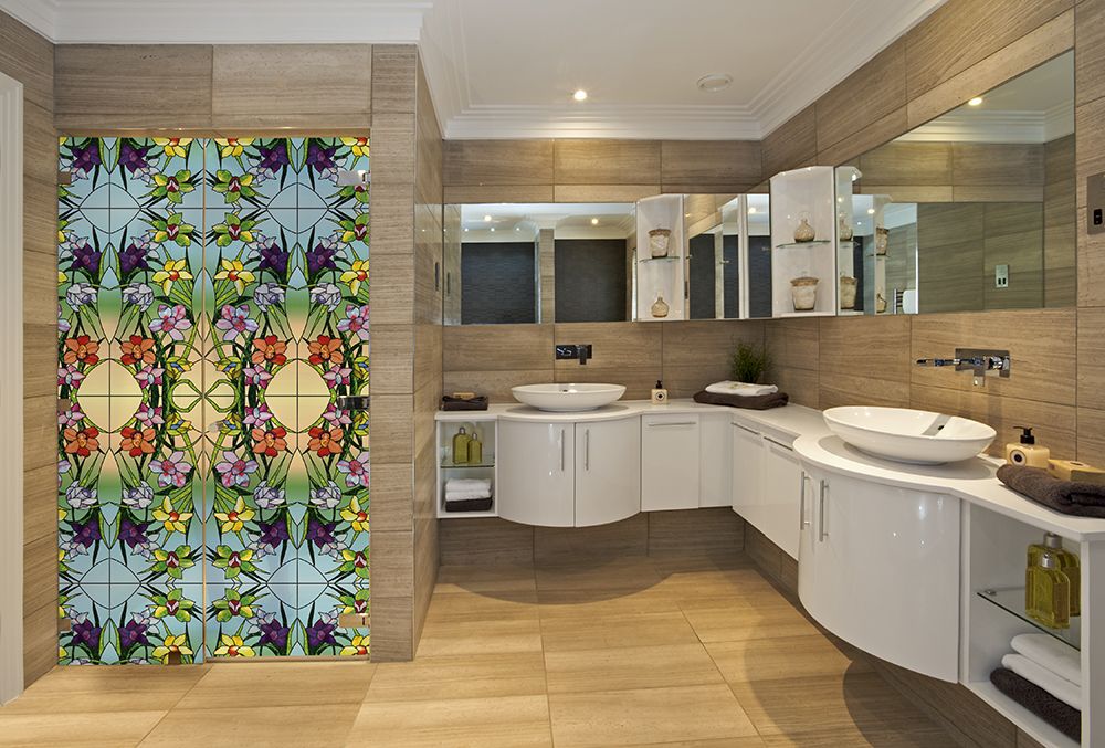 SXEG-4848 Stained Glass Flowers
