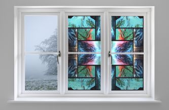 SXEG-4851 Stained Glass Alaska