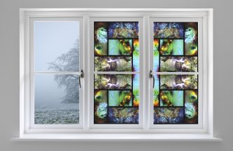 SXEG-4852 Stained Glass Crystal Face