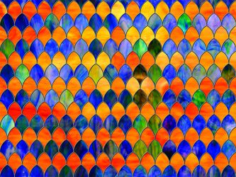 SXRR-9003-T Citrine Stained Glass - Transparent