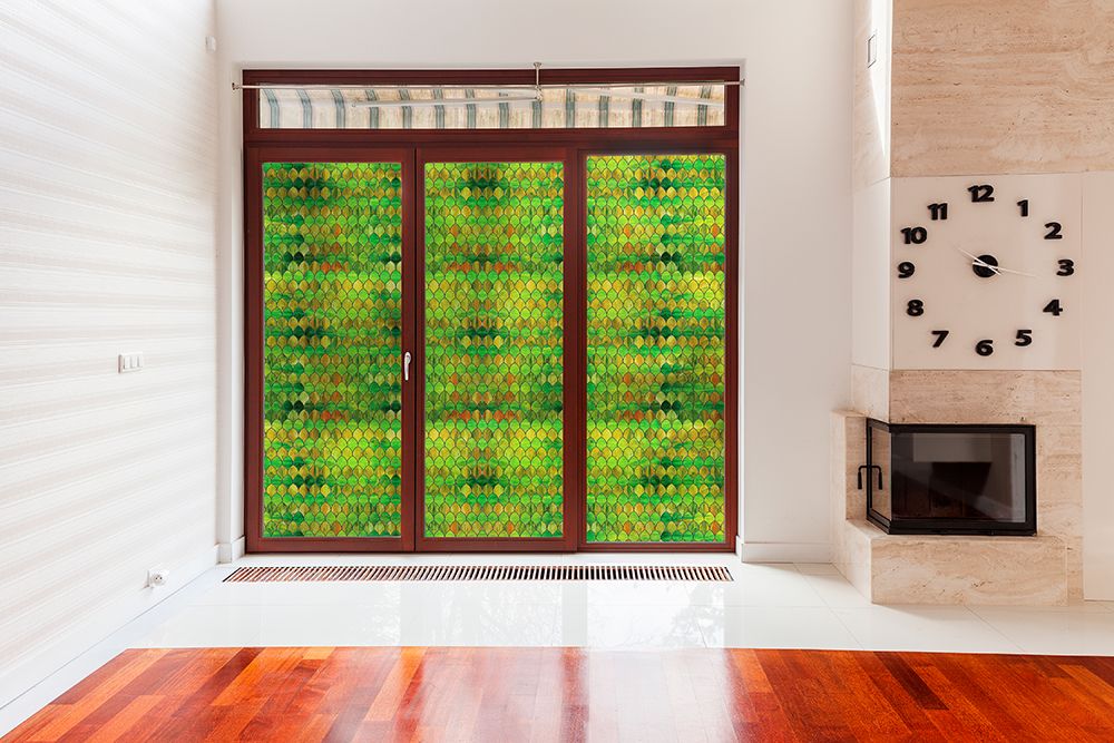SXRR-9021-O Emerald Stained Glass - Opalescent