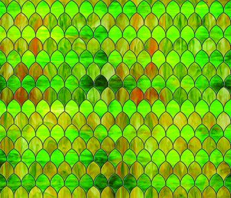 SXRR-9021-T Emerald Stained Glass - Transparent