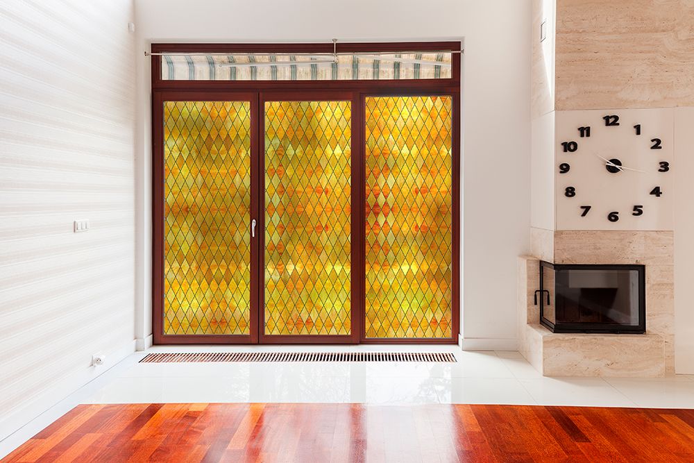 SXRR-9041-O Yellow Diamond Stained Glass - Opalescent
