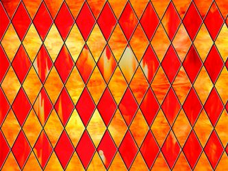 SXRR-9043-T Ruby Diamond Stained Glass - Transparent