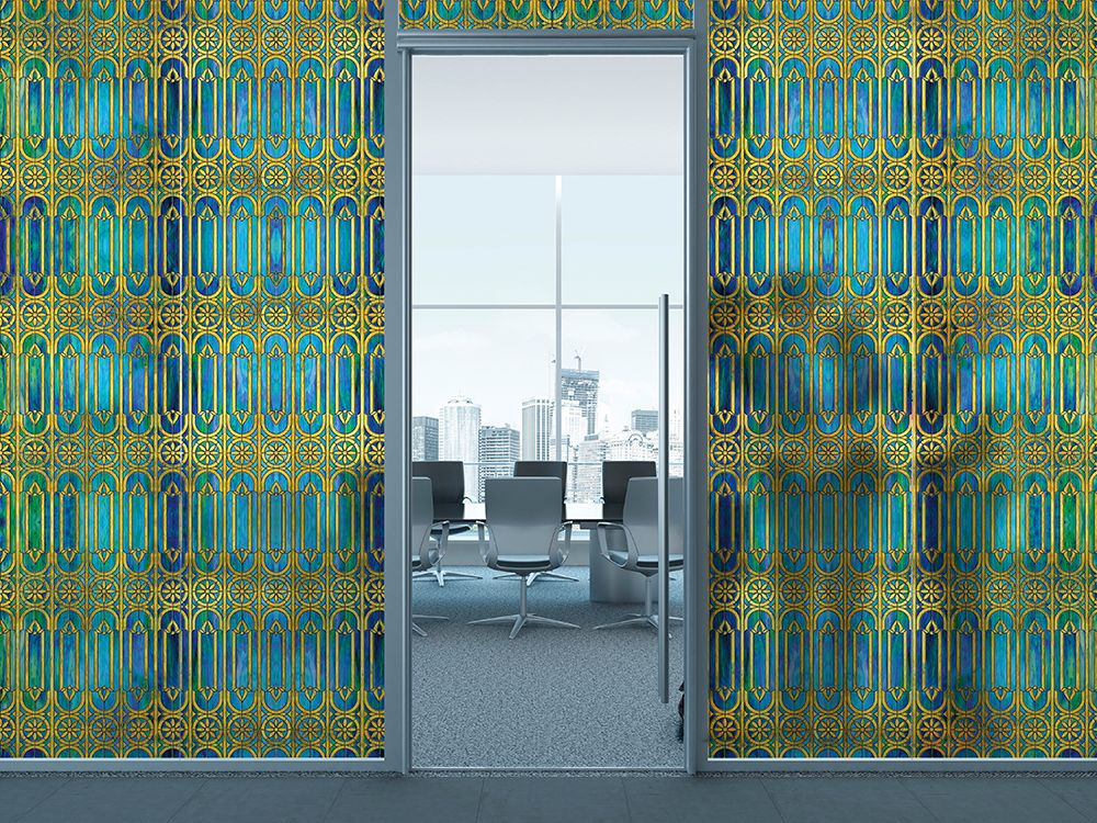 SXRR-9080-O Wrought Iron - Opalescent
