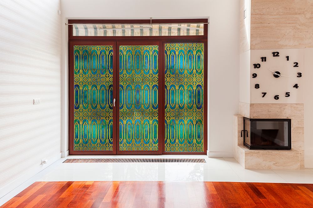 SXRR-9080-O Wrought Iron - Opalescent