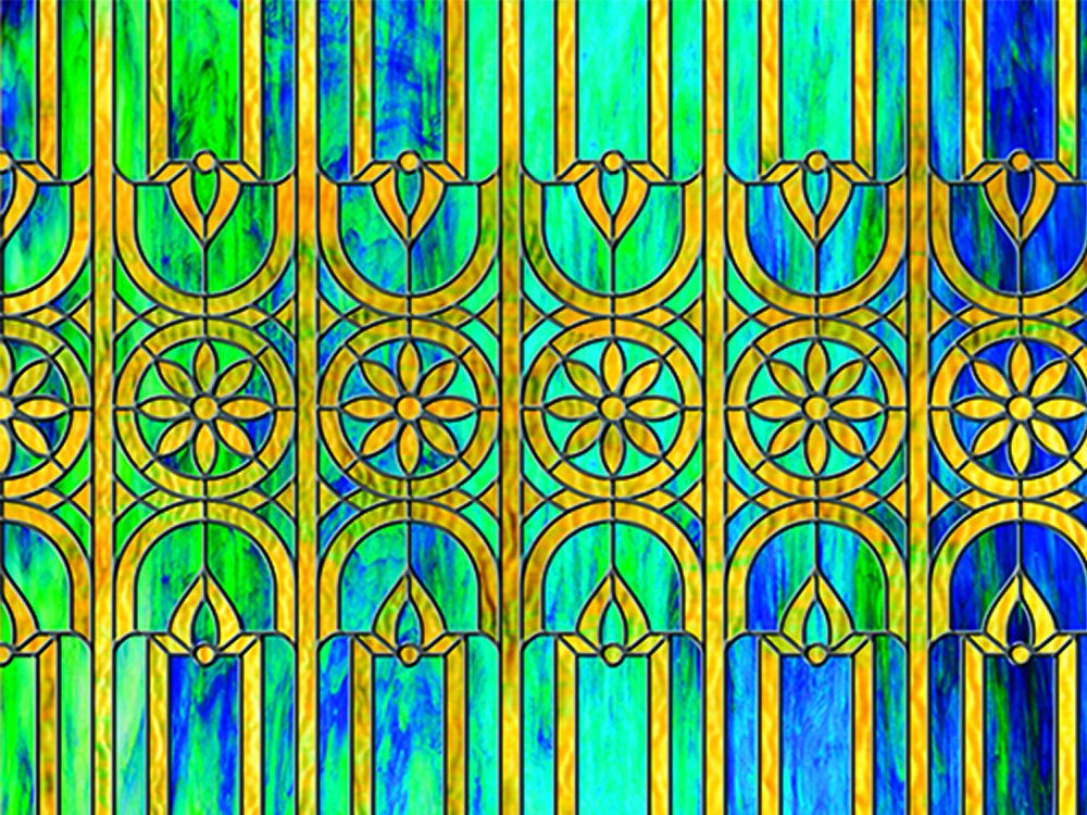 SXRR-9080-O Wrought Iron - Opalescent