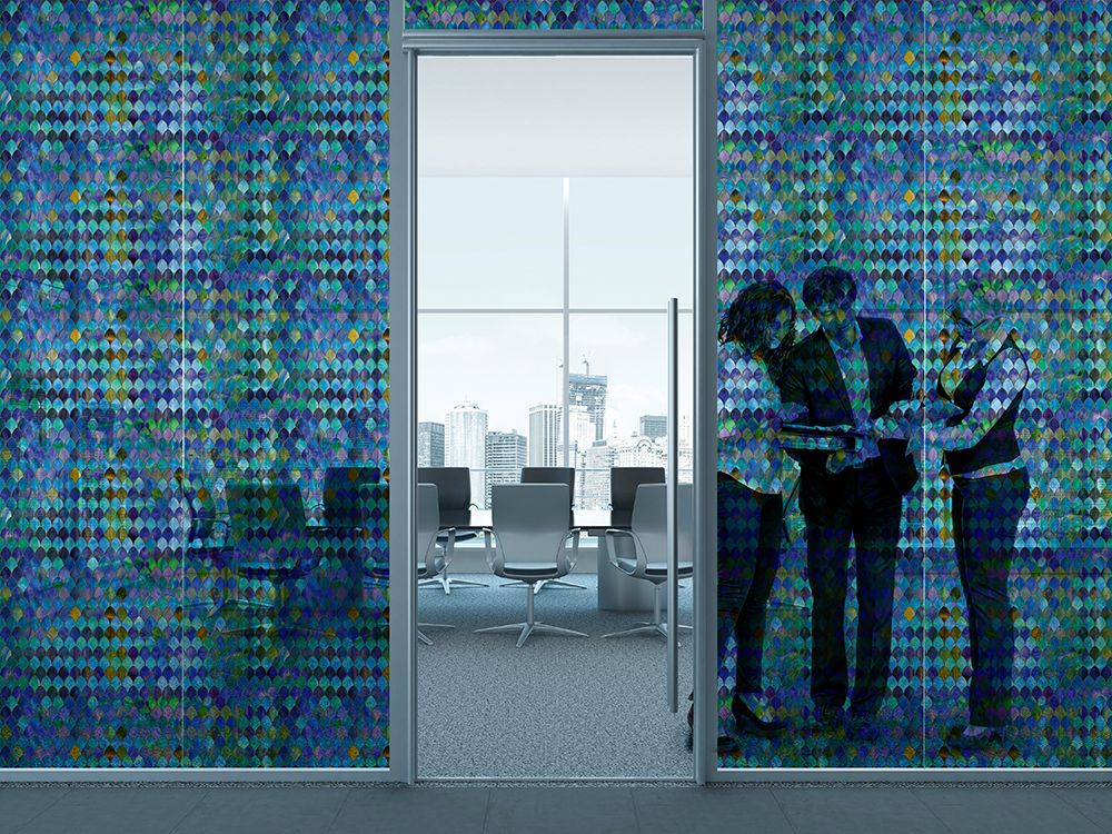 SX-SC0004 Sapphire Stained Glass