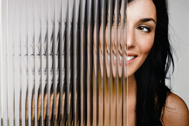 SX-1254 Reeded Glass